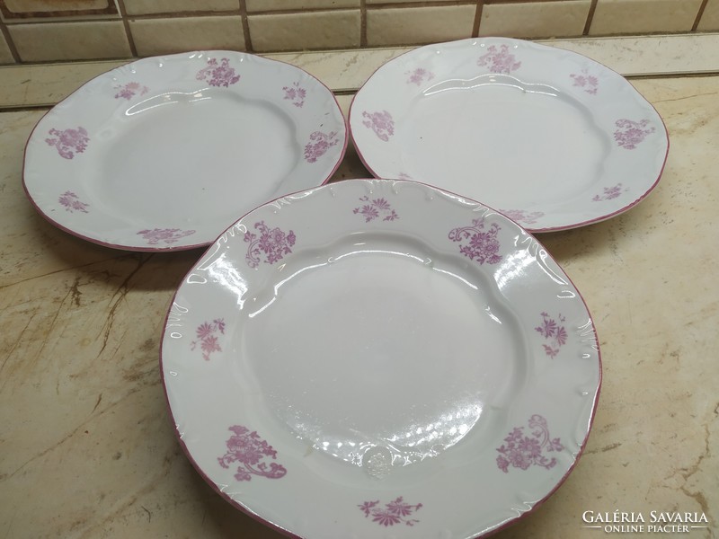 3 Zsolnay porcelain plates for sale!!