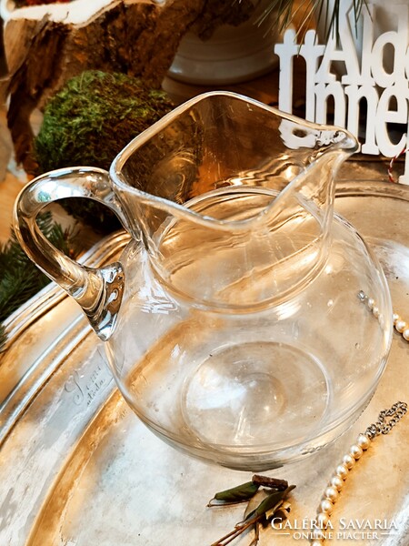 Blown glass water jug, 1.5 liters
