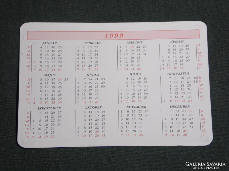 Card calendar, ilosfa furniture house, Pécs, 1999, (3)