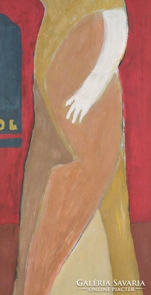 Dávid Lehel: "Közeledés"  című festménye