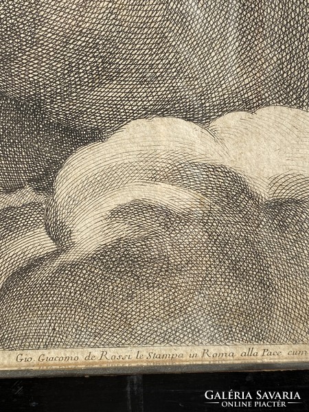 17.századi  rézmetszet Nicolas Dorigny