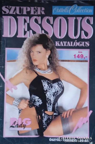 SEXY DESSOUS Katalógusok a 90-es évekből