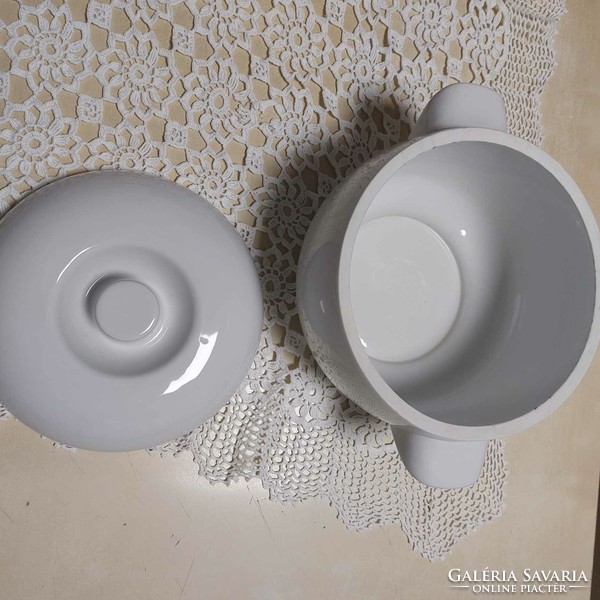 Alföldi saturnus, white porcelain soup bowl, 2