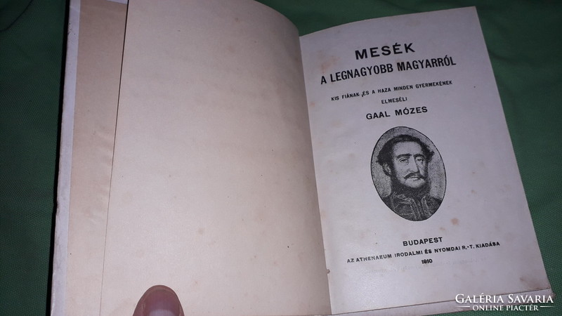 1912. Mózes Gaal: tales about the greatest Hungarian book according to the pictures Athenaeum