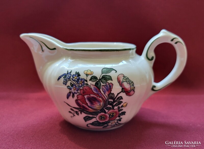 Villeroy & boch alt straßburg German porcelain milk cream pourer with flower pattern