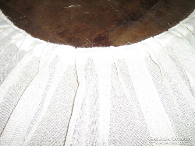 Beautiful vintage wide lacy curtain