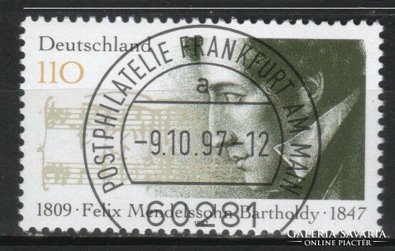 Bundes 3244 mi 1953 €1.00