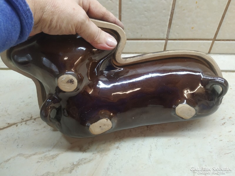 Ceramic lamb, double shape, baking dish 35 cm for sale!!