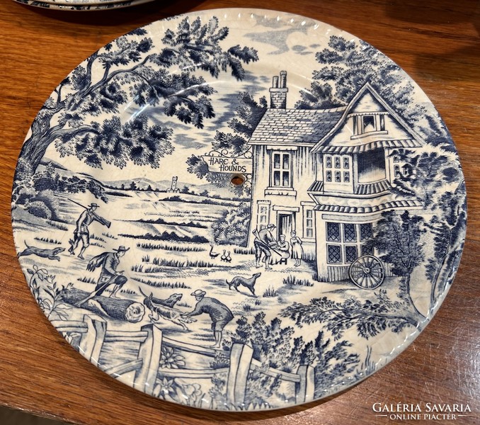 English faience plates