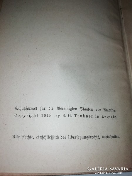 Régi könyv Berlin 1918