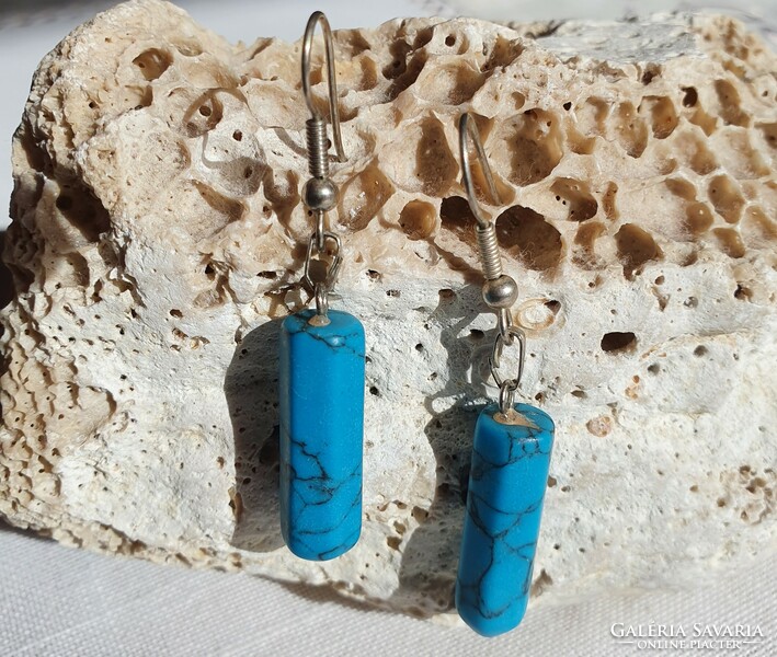 Mineral earrings jewelry turquoise