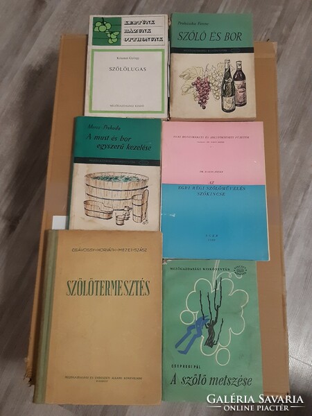 5 books in one, on the subject of viticulture - winemaking