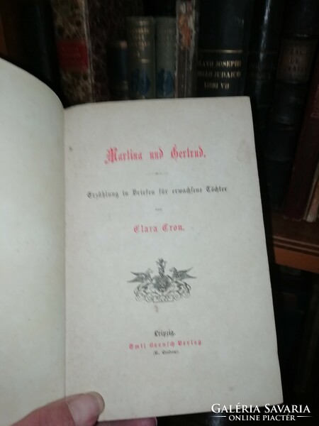 Clara Cron Martina Antik könyv