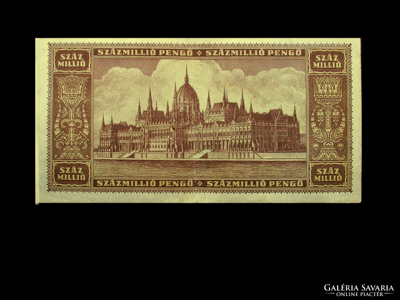 SZÁZMILLIÓ PENGŐ 1946 - A "Barnafőkötős" bankjegy - Infláció sorozat!