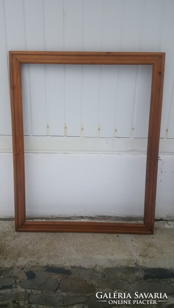 Old large wooden picture frame