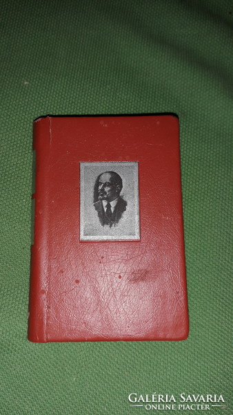 1968.LENIN :Az államról (minikönyv)-Plakettel - A szverdlov egyetemi előadás a képek szerint KOSSUTH