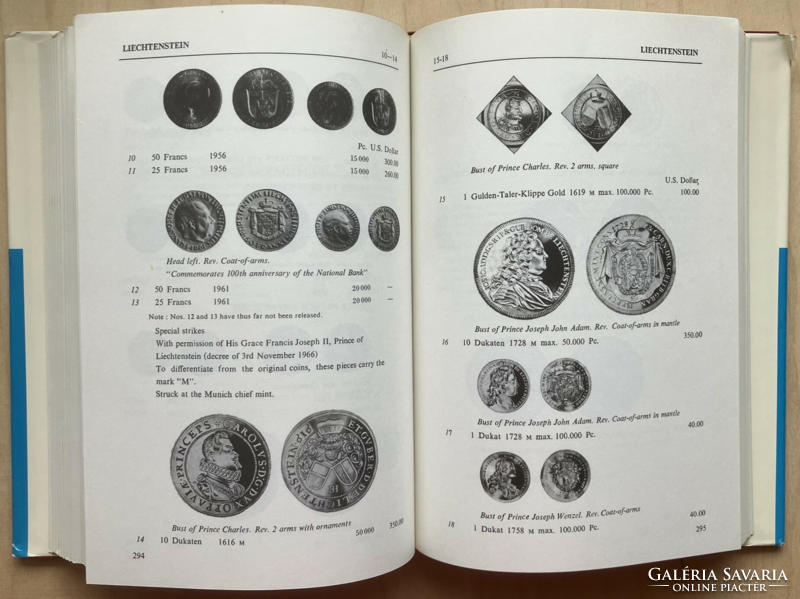 European gold coins guide book - catalog of European gold coins in English