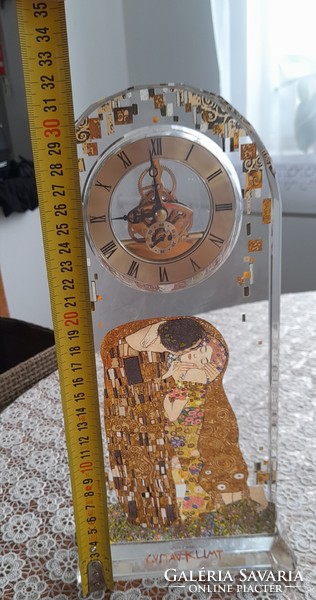 Goebel; gustav klimt: the kiss - table clock