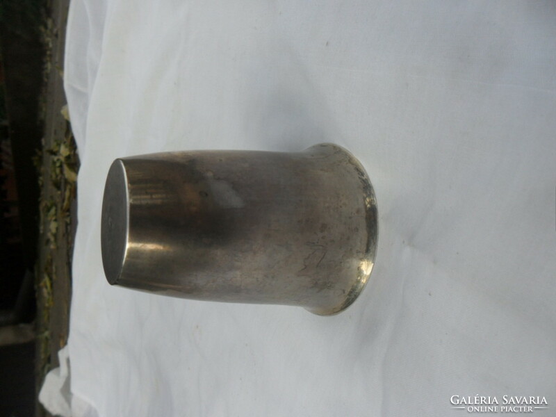 Antik ezüst keresztelő pohár