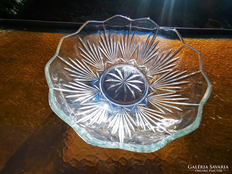 Old glass bowl,
