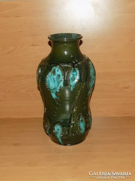 Rare craftsman ceramic vase 27 cm (10 / d)