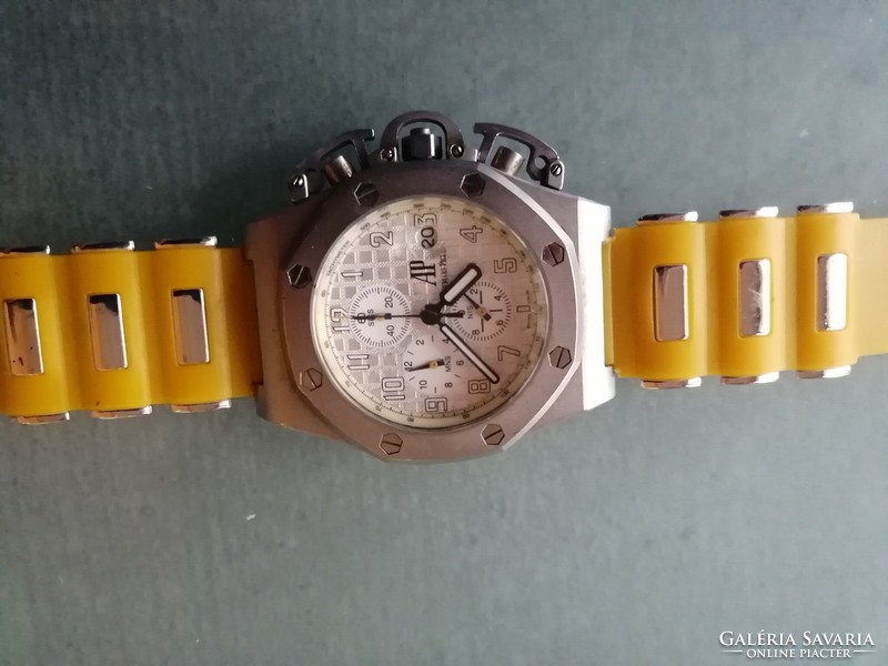 Audemars piguet, chronograph with batteries, not Swiss-not original