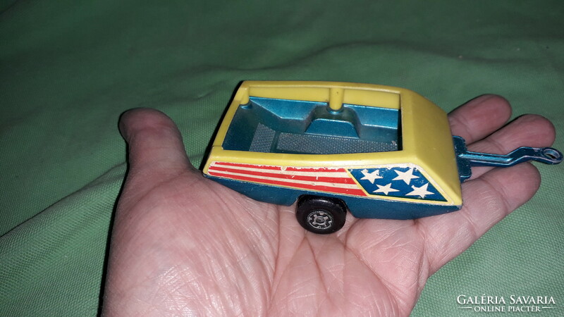 1973.Matchbox - lesney - super kings - tractor trailer - trailer metal large size according to the pictures