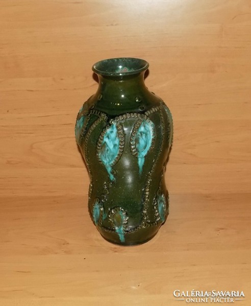 Ritka iparművész kerámia váza 27 cm (10/d)