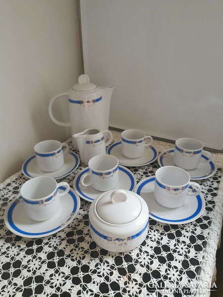 Beautiful victoria czech blue and white coffee set