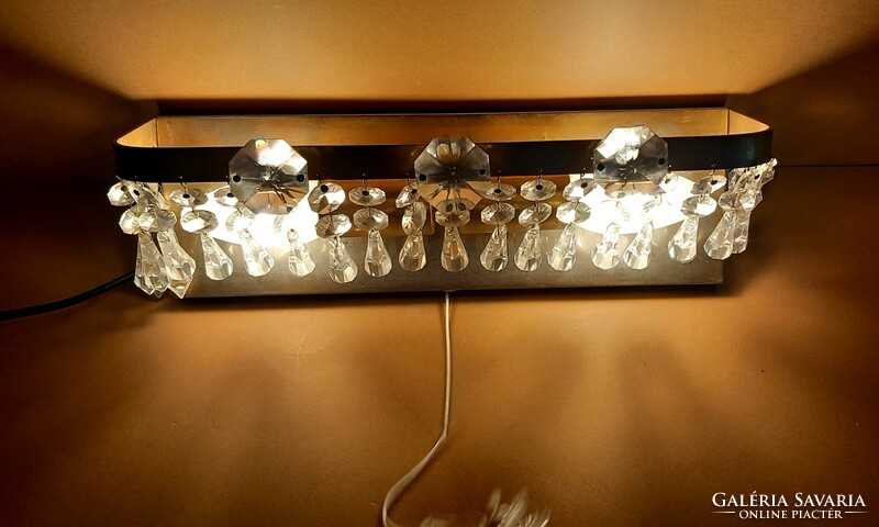 2 Sky crystal wall lamp negotiable Czechoslovak design