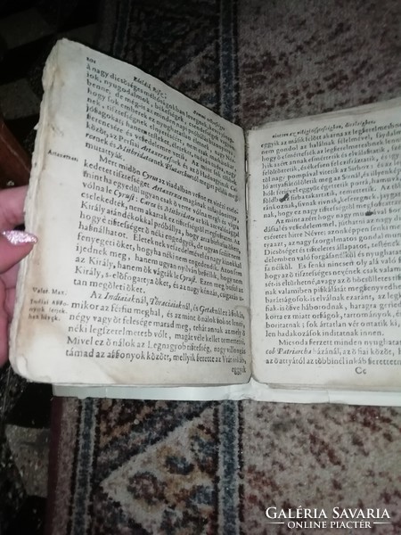 Book rarity with certificate Szenczi miller Albert. 1630 Lőcse