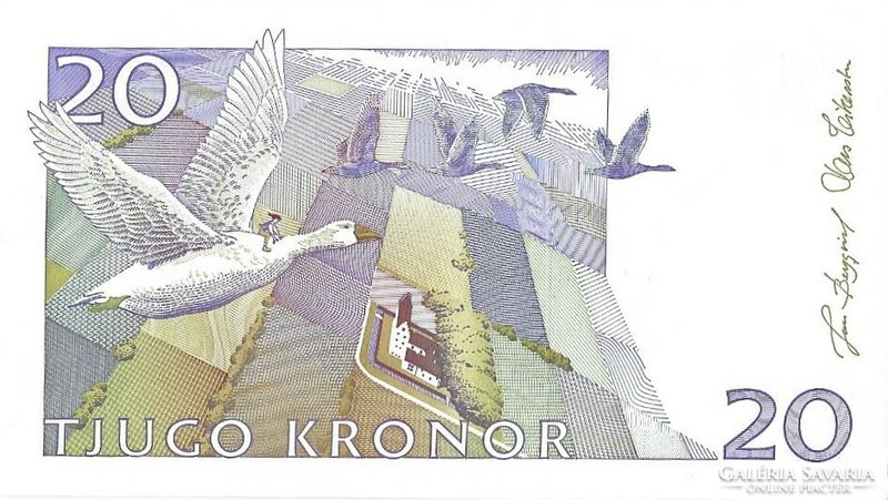 20 Kronor crown 2003-2005 Sweden 2. Unc