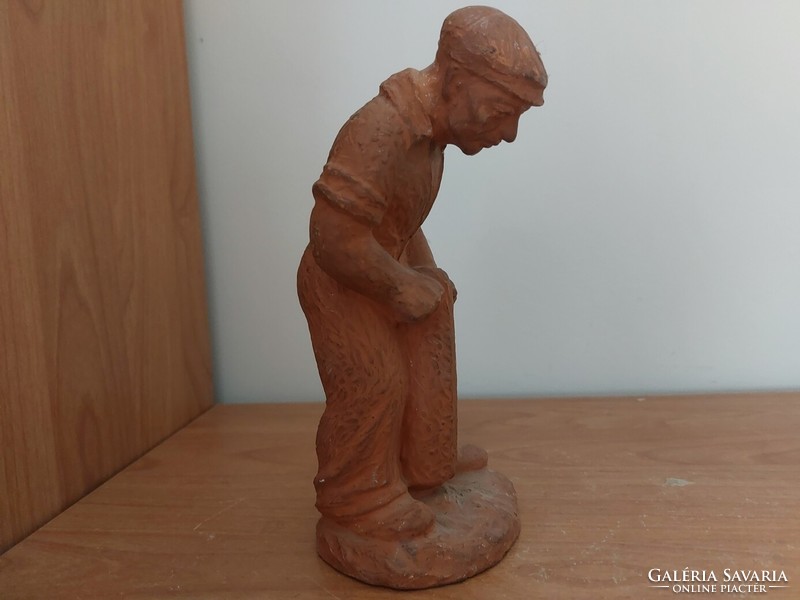 (K) social real ceramic sculpture approx. 18 cm marked!