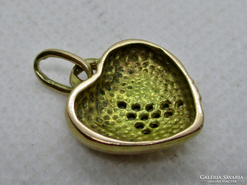 Special old 14kt heart gold pendant 3.5g