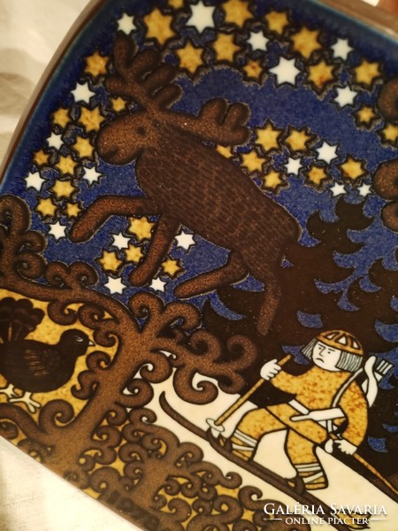 Kalevala - Finland Arabia - design tányér/ 1978