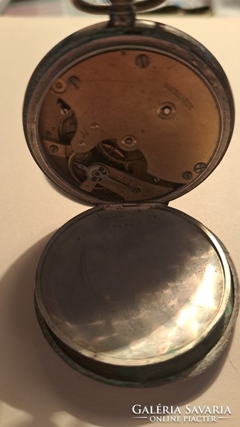 Antique langendorf silver pocket watch