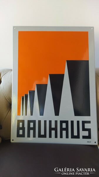 Bauhaus enamel board