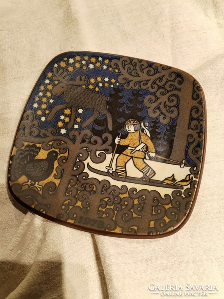 Kalevala - Finland Arabia - design tányér/ 1978