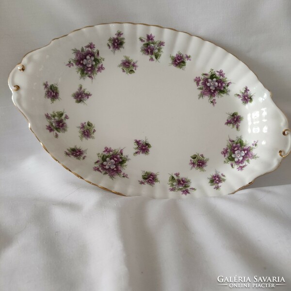 Royal albert sweet violets sugar holder and serving bowl