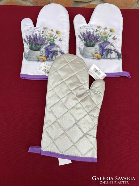 Beautiful morning beautiful new lavender dish gloves and oven mitts as a gift for Christmas