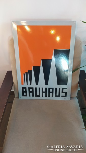 Bauhaus enamel board
