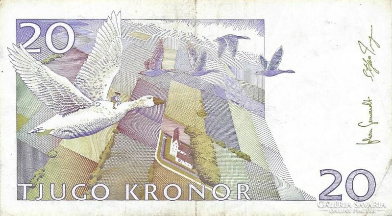 20 Kronor koruna 2006 sweden 2.