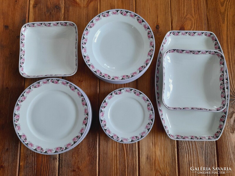 Schlaggenwald porcelain dinner set, 21 pieces in one