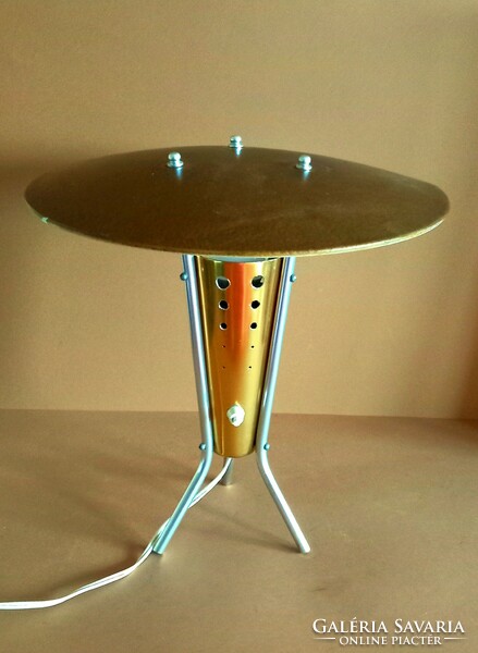 Tripod asztali UFO lámpa 1960.  ALKUDHATÓ Art deco design