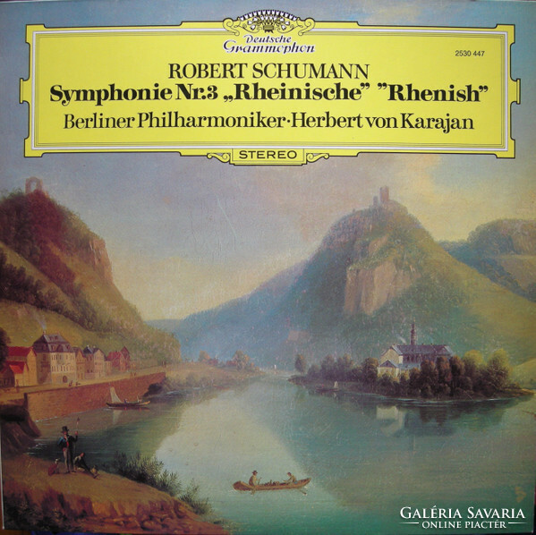 Shumann / Berliner Philharmoniker,von Karajan - Symphonie Nr.3 "Rheinische" "Rhenish" (LP, Album, RE