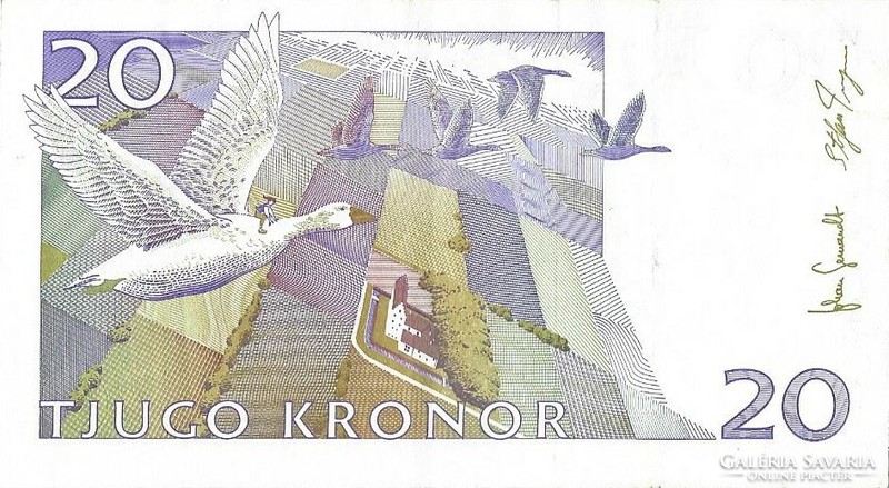20 kronor korona 2006 Svédország 4 Gyönyörű.