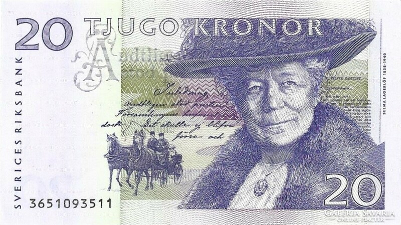 20 kronor korona 2003-2005 Svédország 2. UNC