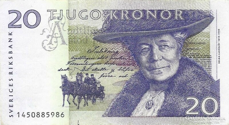 20 Kronor crown 1997-2002 Sweden 2.