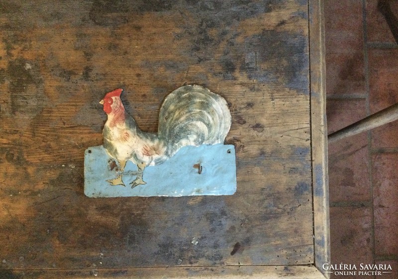 Charming French rooster kitchen decoration, hanging again!