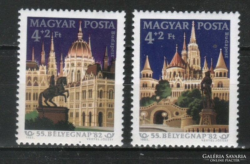 Hungarian postman 3126 mbk 3534-3535 kat price 400 HUF